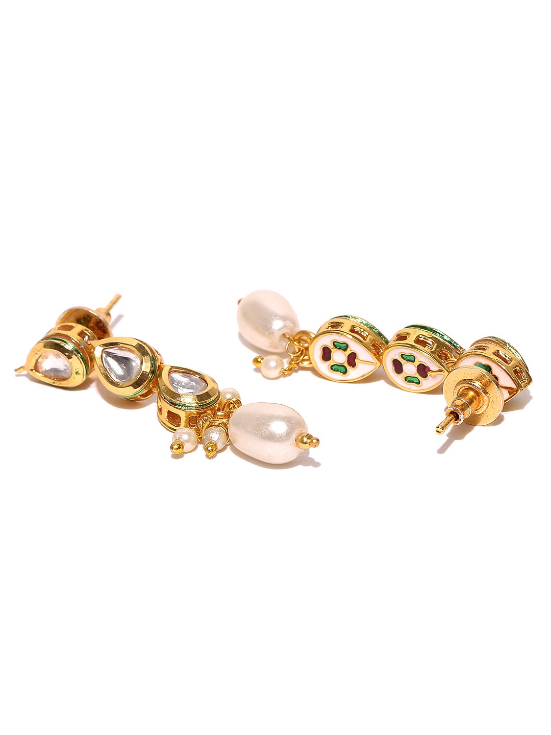 YouBella Gold-Toned Kundan Stone-Studded Jewellery Set